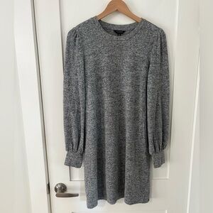 LUCKY BRAND | Heather Gray Long Sleeve crew neck Dress size small